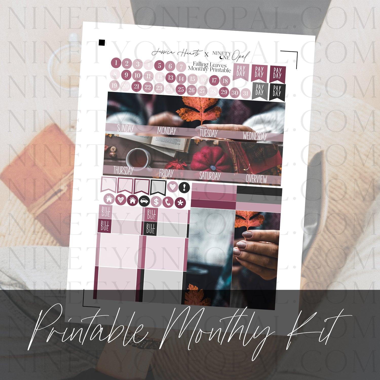 Monthly Printable Kits